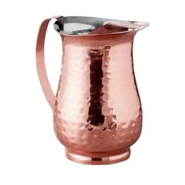 Polished Copper Water Carafe – 2 Qt Rustproof Slender Jug Manufacturers, Suppliers in Delhi