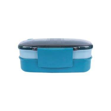 Portable Meal Prep Plastic Lunch Box Dual Compartments, Clip Lock, Freezer and Dishwasher Safe Manufacturers, Suppliers in Delhi