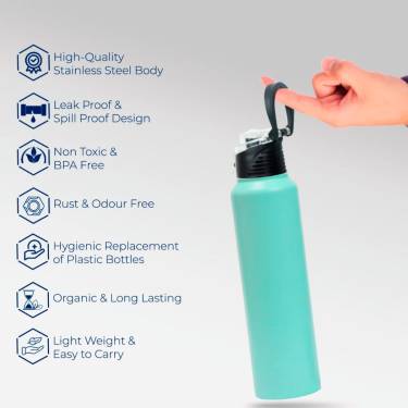 Premium 1L Stainless Steel Bottle – Rust-Resistant Leakproof & BPA-Free Manufacturers, Suppliers in Delhi