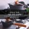 Premium Pfoa-Free Aluminum Non-Stick Cookware Set in Slate Gray with Durable Bakelite Manufacturers, Suppliers in Delhi