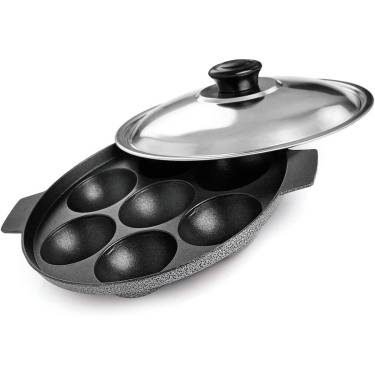 Premium Quality Non Stick Aluminum Stainless Steel Appam Patra with Sturdy Stainless Steel Handle Manufacturers, Suppliers in Delhi