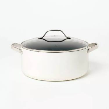 Premium Smooth Non Stick Stock Pot – Durable Aluminum, SureGrip Handles, Stovetop and Dishwasher Safe Manufacturers, Suppliers in Delhi