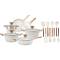 Premium White Aluminum Kitchen Cookware Eleven Pieces with Glass Covers and Durable Plastic Rubber Handles Manufacturers, Suppliers in Ajmer