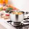Professional Copper Core Stainless Steel Stock Pots Heat-Resistant Handles, Steam Vent Lid, and Oven-Safe Manufacturers, Suppliers in Delhi