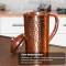 Pure Copper Water Jug with Lid – 1200 mL Hammered Finish Pitcher Manufacturers, Suppliers in Delhi
