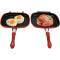 Red Double Frying Pan Aluminum Build, Dual-Sided Flip Function, Gas and Electric Stove Safe Manufacturers, Suppliers in Delhi
