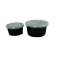 Round Black Plastic Container – 500 mL Food-Grade Moisture Resistant Manufacturers, Suppliers in Delhi