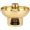 Round Golden Stainless Steel Hot Pot Polished, Lightweight, and Compact Design for Charcoal Cooking Manufacturers, Suppliers in Delhi