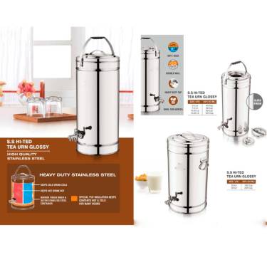 Silver 5L Stainless Steel Tea Dispenser – Rust-Resistant & Food-Grade Manufacturers, Suppliers in Delhi