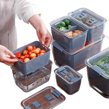 Silver Plastic Food Storage Box – Square Shape 2500ml Capacity Manufacturers, Suppliers in Delhi