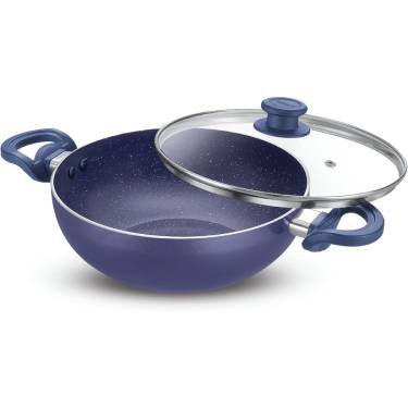Stylish Aluminium Non Stick Kadhai with Advanced Ceramic Coating Ensuring Even Heat Distribution Manufacturers, Suppliers in Delhi