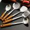 Stylish and Sturdy Stainless Steel Kitchen Utensils Set Handcrafted Wooden Handles for Comfort Grip Manufacturers, Suppliers in Delhi