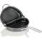 Superior Quality Black Double Frying Pan Aluminum and Stainless Steel, Stovetop and Oven Compatible Manufacturers, Suppliers in Delhi