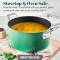 Superior Quality Green Non Stick Stock Pot Granite Coated, Aluminum Build, Stovetop and Long-Lasting Performance Manufacturers, Suppliers in Delhi
