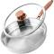 Superior Quality Non-Stick Frying Pan – Silver Uncoated Copper Finish, Stainless Steel Handle and Even Heat Distribution Manufacturers, Suppliers in Delhi
