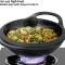 Traditional Cast Iron Non Stick Kadhai with Sturdy Metal Handles and Modern Black Finish Manufacturers, Suppliers in Delhi