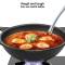 Traditional Cast Iron Non Stick Kadhai with Sturdy Metal Handles and Modern Black Finish Manufacturers, Suppliers in Delhi