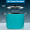 Turquoise Non Stick Stock Pot Tempered Glass and Aluminum Build, Induction, Gas, Electric Compatible Manufacturers, Suppliers in Delhi