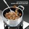 Ultimate Stainless Steel Non Stick Stock Pot Silver Ceramic Coating, Stovetop Compatible Manufacturers, Suppliers in Delhi