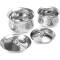 Uncoated Silver Stainless Steel Handi Stovetop Cookware, Durable and Reliable Design Manufacturers, Suppliers in Delhi
