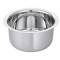 Versatile Stainless Steel Cooking Tope Deep Round Design, Polished Silver Finish, Stovetop and Dishwasher Safe Manufacturers, Suppliers in Delhi