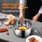 Versatile Stainless Steel Stock Pot Heavy-Duty Design, Glass Lid, Induction and Halogen Compatible Manufacturers, Suppliers in Delhi