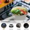 White Enamel Steel Saucepan – Non-Stick Ceramic Coating & Oven Safe Manufacturers, Suppliers in Delhi