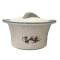 White Floral Plastic Casserole – Home & Travel Friendly Manufacturers, Suppliers in Delhi